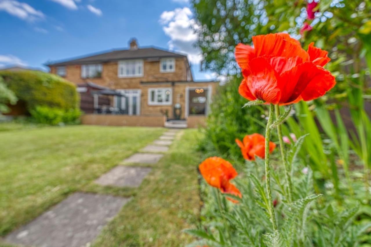 Elegant 5 Bed House - Sleeps 9, Central Solihull, Nec, Jlr, Hs2, Resorts World, Airport Business And Leisure Stays, Exterior foto
