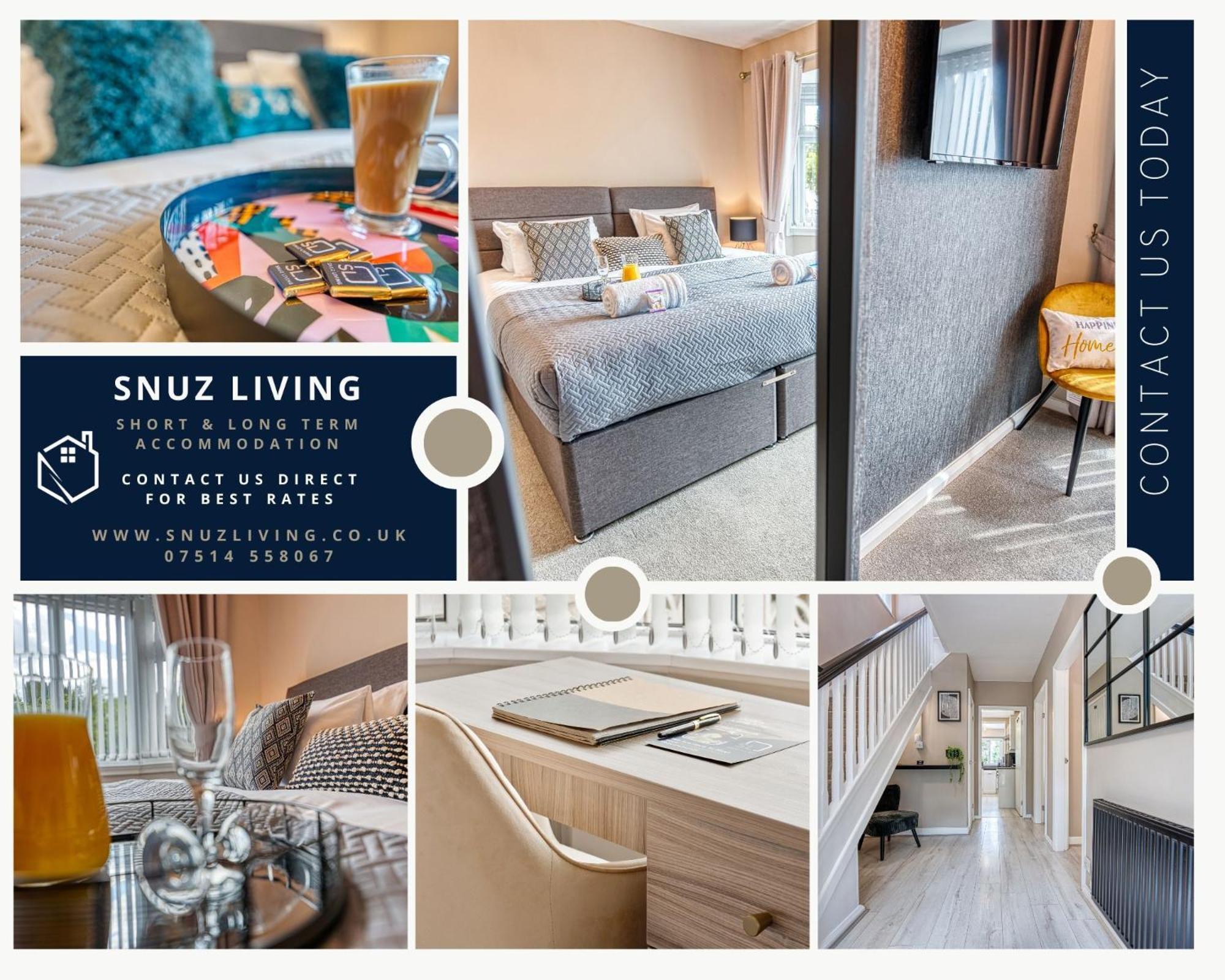 Elegant 5 Bed House - Sleeps 9, Central Solihull, Nec, Jlr, Hs2, Resorts World, Airport Business And Leisure Stays, Habitación foto